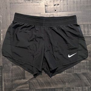 Nike Women’s Black Lined Running Athletic Drawstring DRI-FIT Shorts